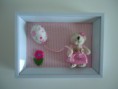 quadro com moldura para menina