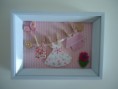 quadro com moldura para menina